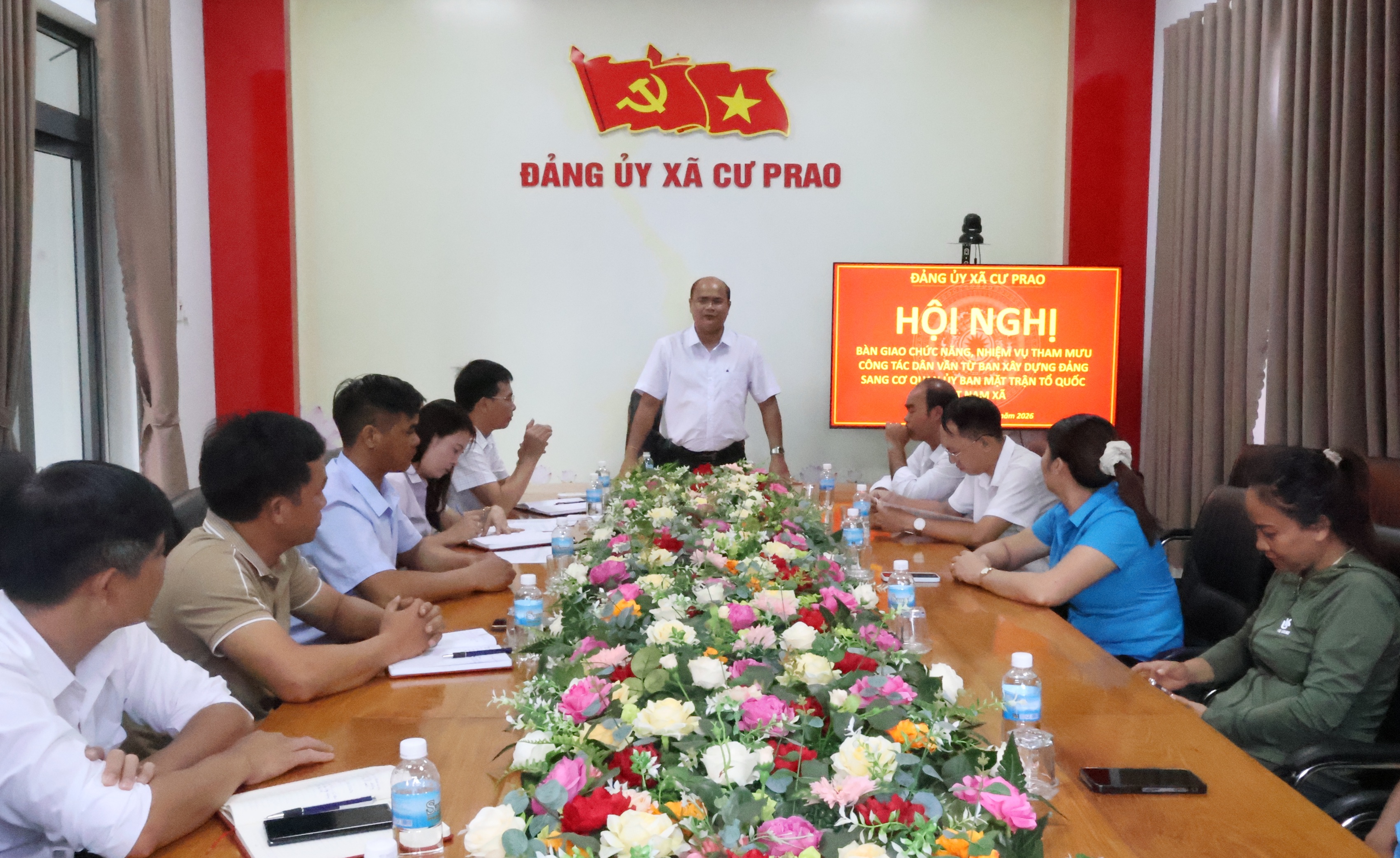 Cư Prao bàn giao chức năng, nhiệm vụ tham mưu công tác dân vận