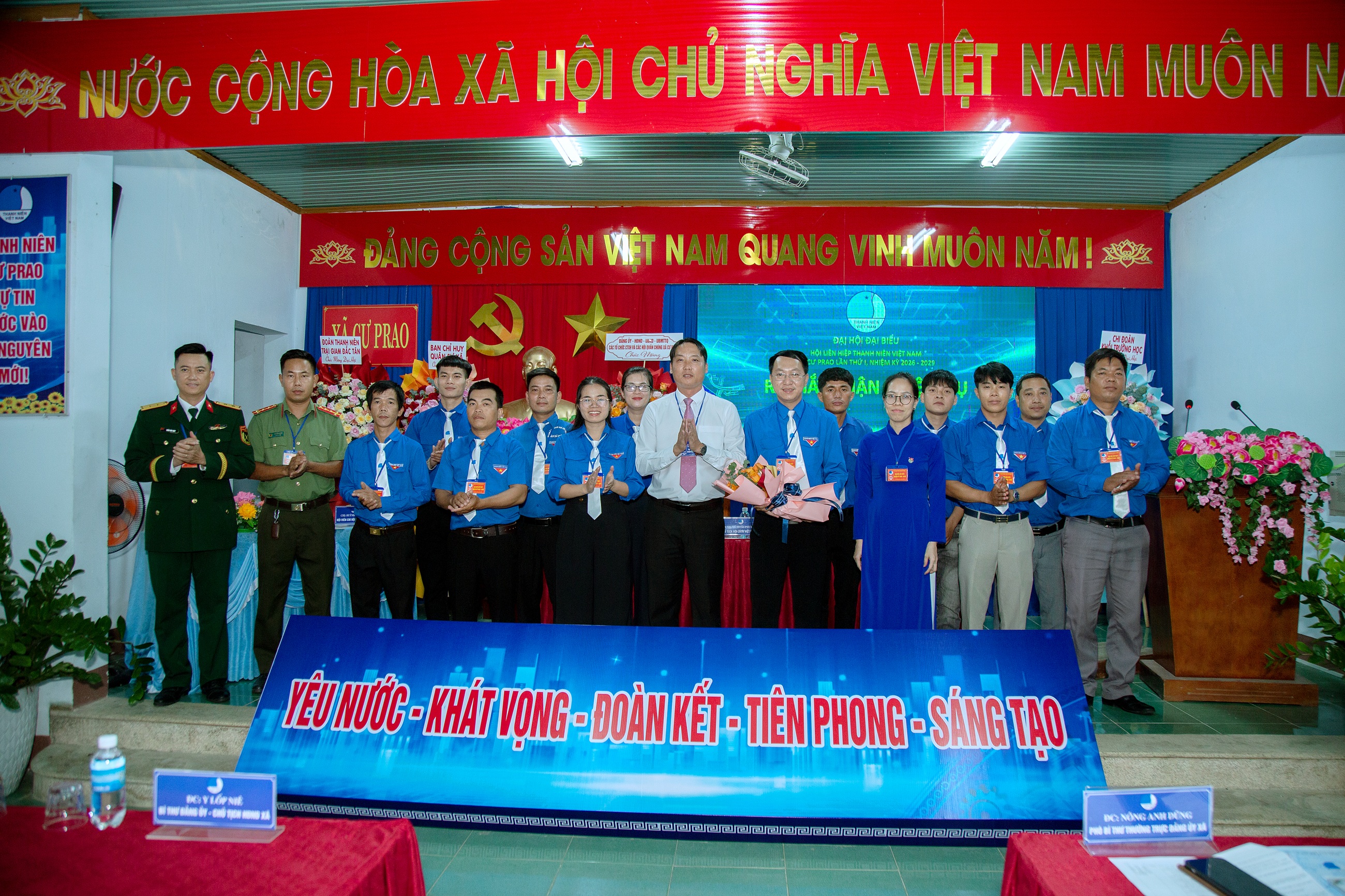 Đại hội đại biểu Hội Liên hiệp Thanh niên Việt Nam xã Cư Prao lần thứ I: Khơi dậy khát vọng cống hiến, phát huy sức trẻ xây dựng quê hương