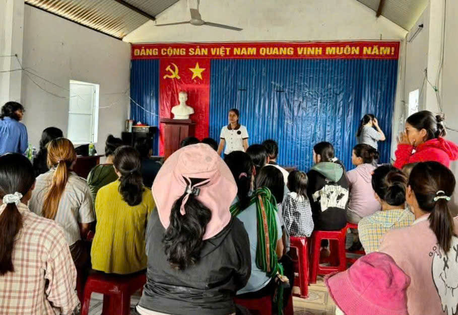 Trạm Y tế xã Cư Prao đẩy mạnh truyền thông về tim chủng mở rộng, nâng cao nhận thức phòng chống bệnh truyền nhiễm