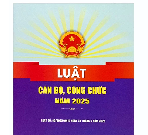 Luật Cán bộ, công chức ngày 24/6/2025