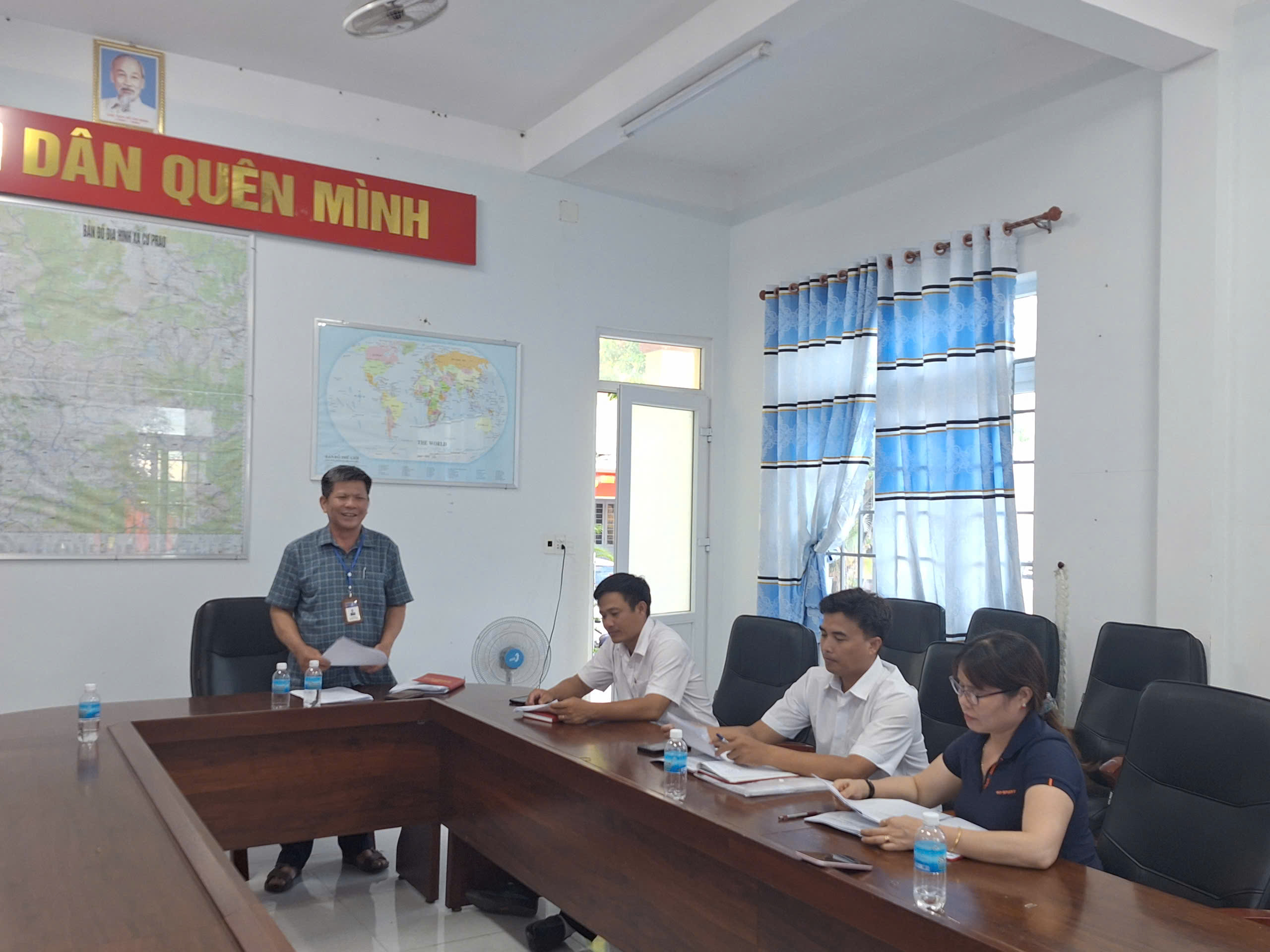 Ban Văn hóa – Xã hội HĐND xã thẩm tra các nội dung trình Kỳ họp chuyên đề lần thứ Hai