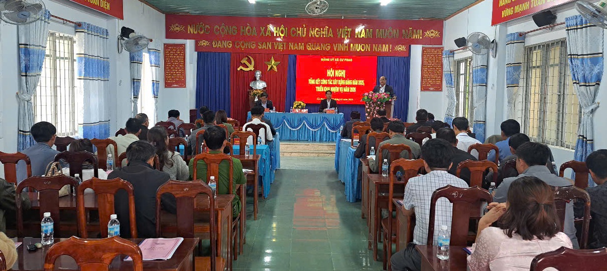 Hội nghị tổng kết công tác tổ chức xây dựng Đảng năm 2025, triển khai nhiệm vụ năm 2026