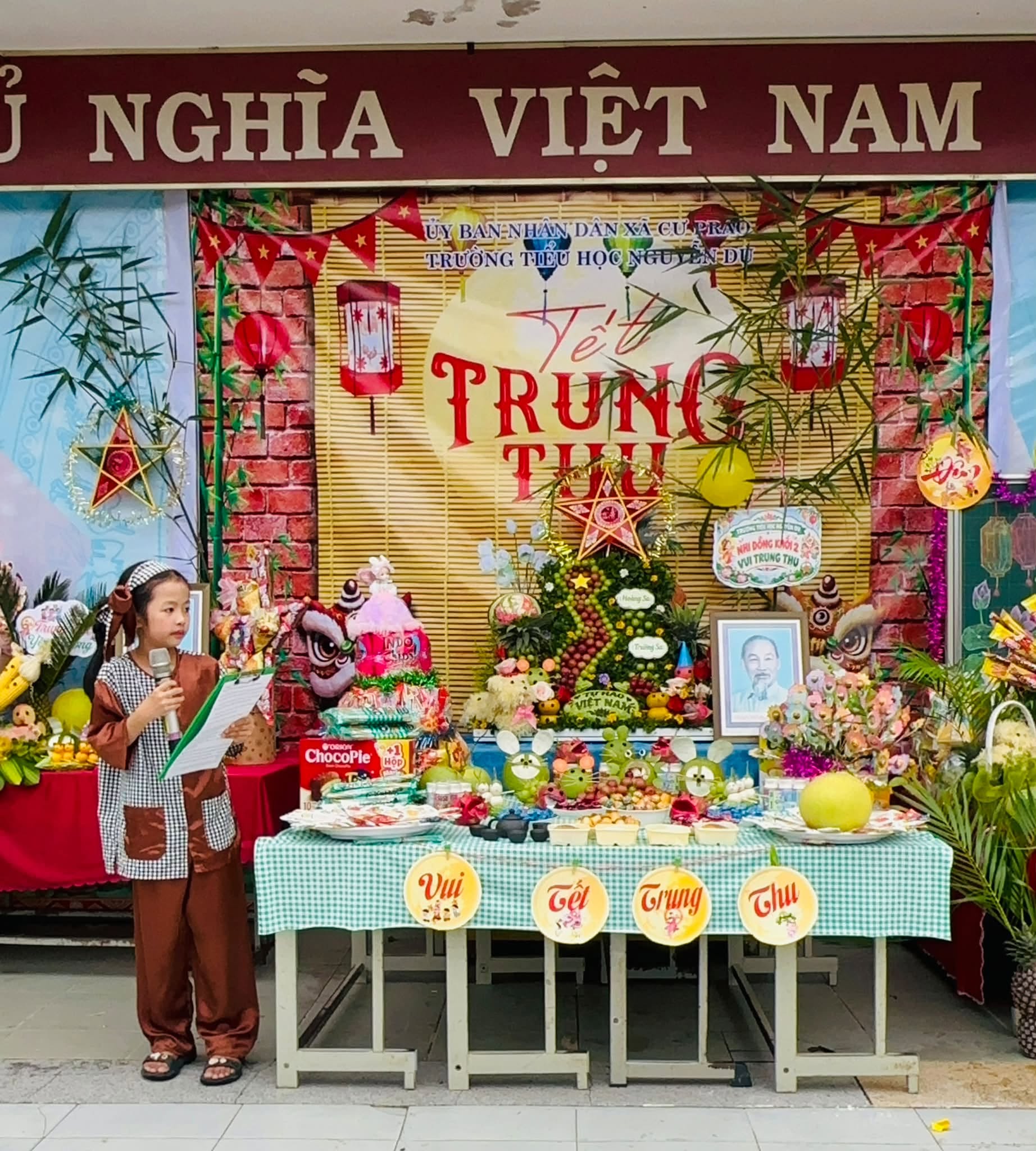 Rộn ràng Tết Trung thu ở các trường học trên địa bàn xã Cư Prao