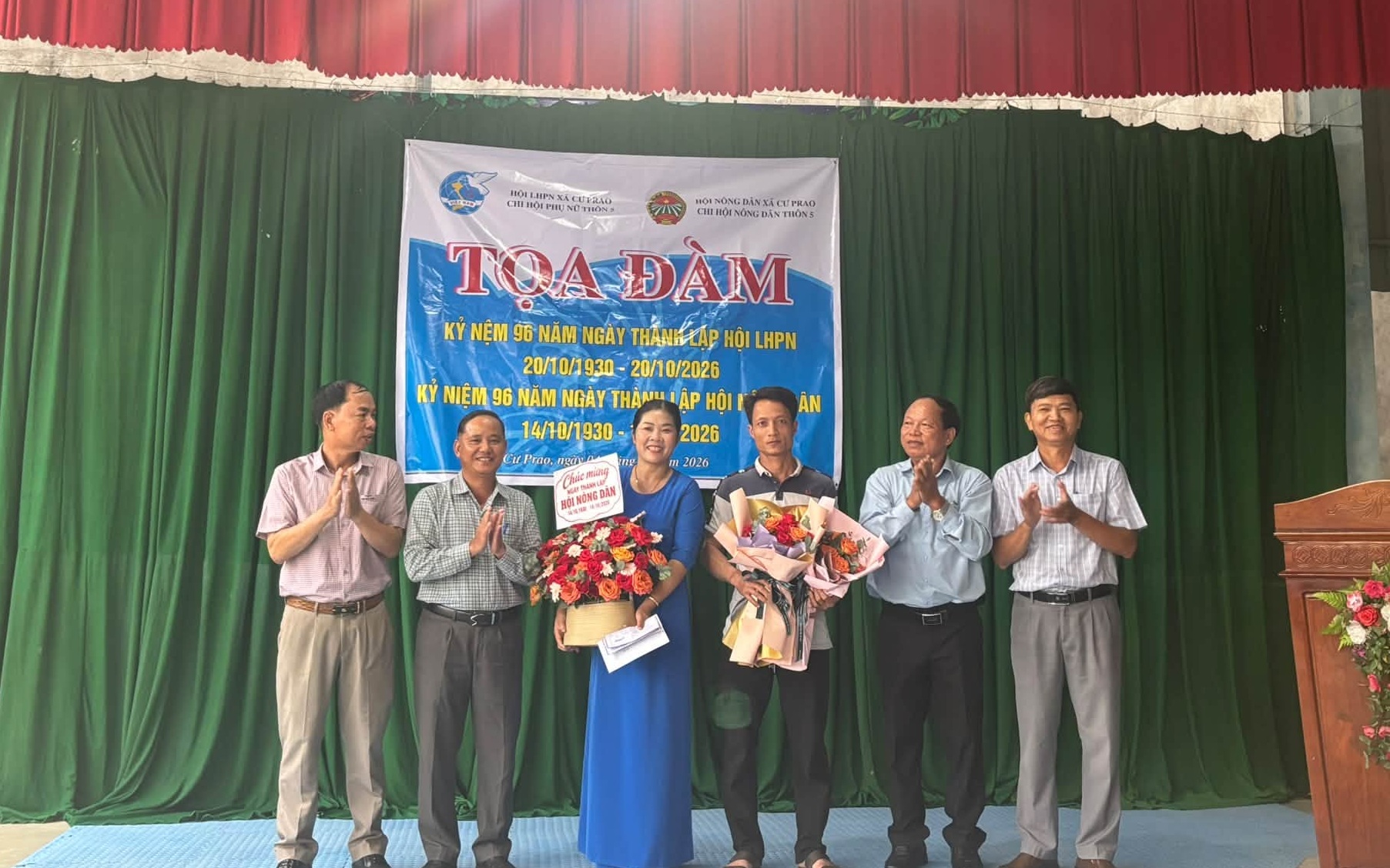 Thôn 5 tổ chức tọa đàm, gặp mặt kỷ niệm 96 năm Ngày thành lập Hội Nông dân Việt Nam và Hội Liên hiệp Phụ nữ Việt Nam
