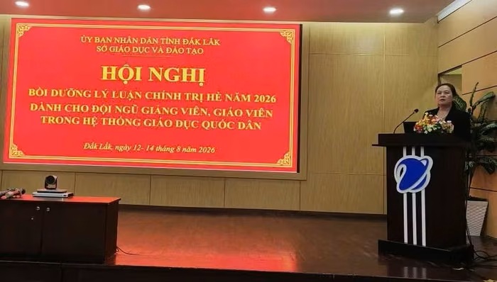 Cư Prao tham dự Hội nghị bồi dưỡng, tập huấn lý luận chính trị hè năm 2026