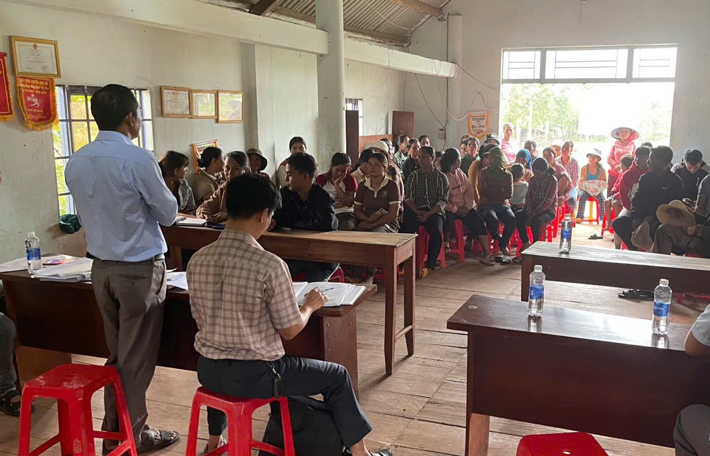 Xã Cư Prao hoàn tất công tác rà soát hộ nghèo, hộ cận nghèo năm 2025