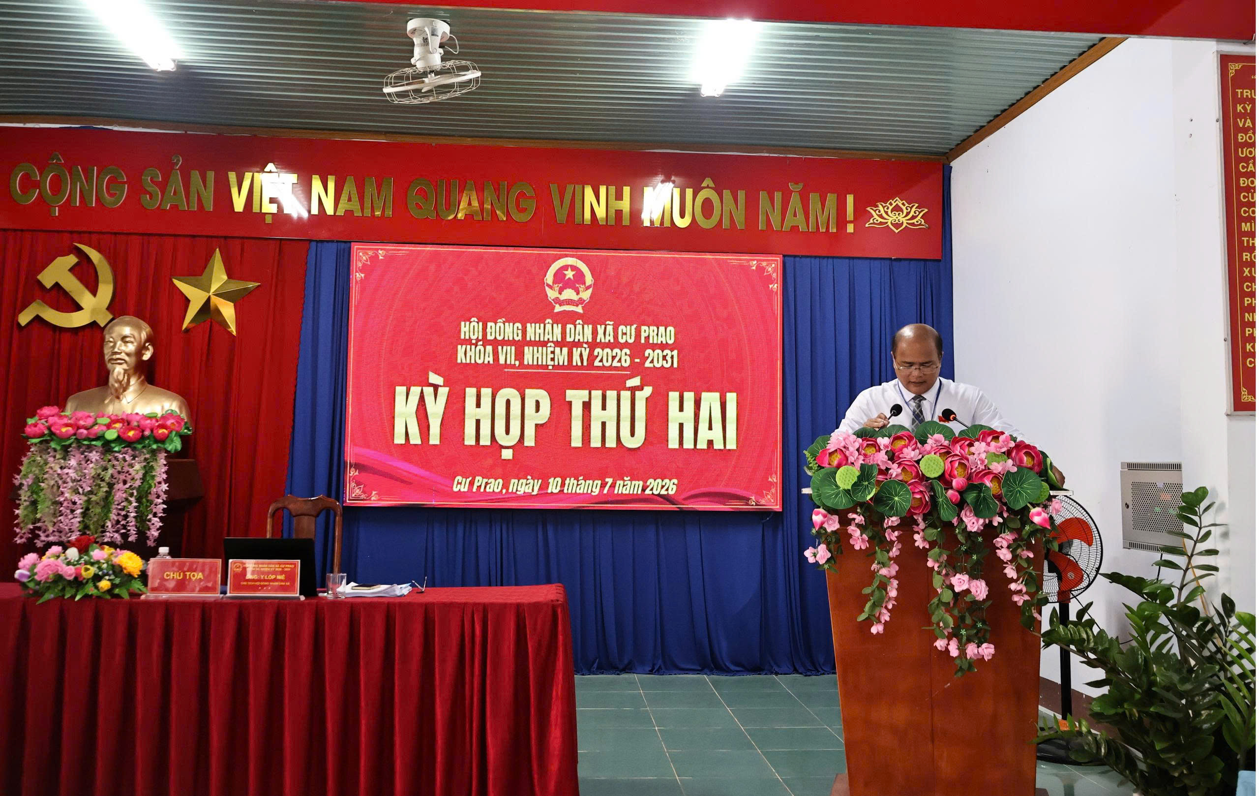 HĐND xã Cư Prao tổ chức Kỳ họp thứ Hai, HĐND xã khóa VII, nhiệm kỳ 2026 – 2031