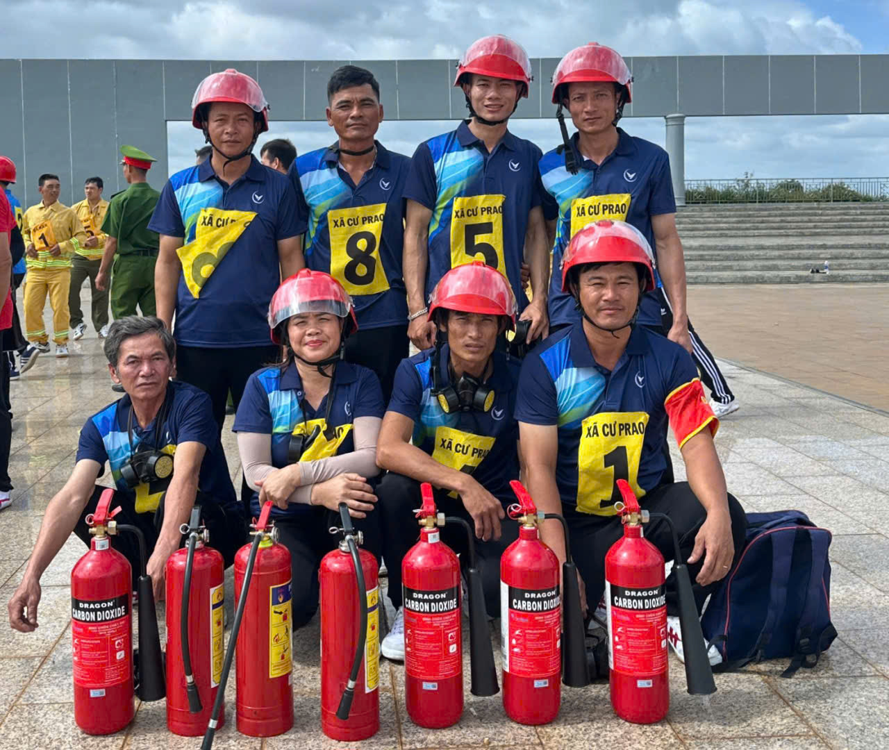 Cư Prao tham gia Hội thi nghiệp vụ chữa cháy và cứu nạn, cứu hộ năm 2026